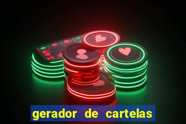 gerador de cartelas de bingo 1 a 99